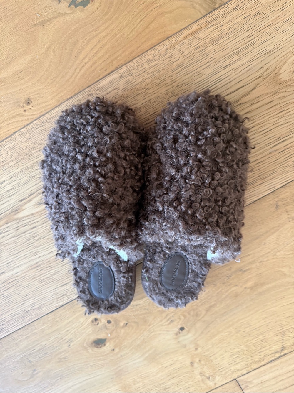 Cozy Brown Sherpa women’s Slippers
